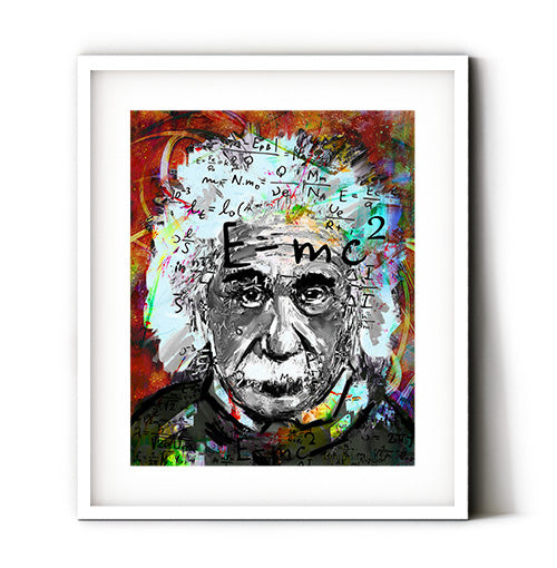 Decorate smart. A genius idea! Physicist wall art for your office, history classroom, dorm room or living room. Receive a high-quality reproduction from our original physicist artwork printed onto your choice of paper or a ready-to-hang canvas.