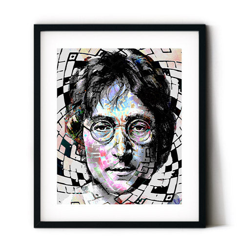 John Lennon 4 - Original top 8x10 print