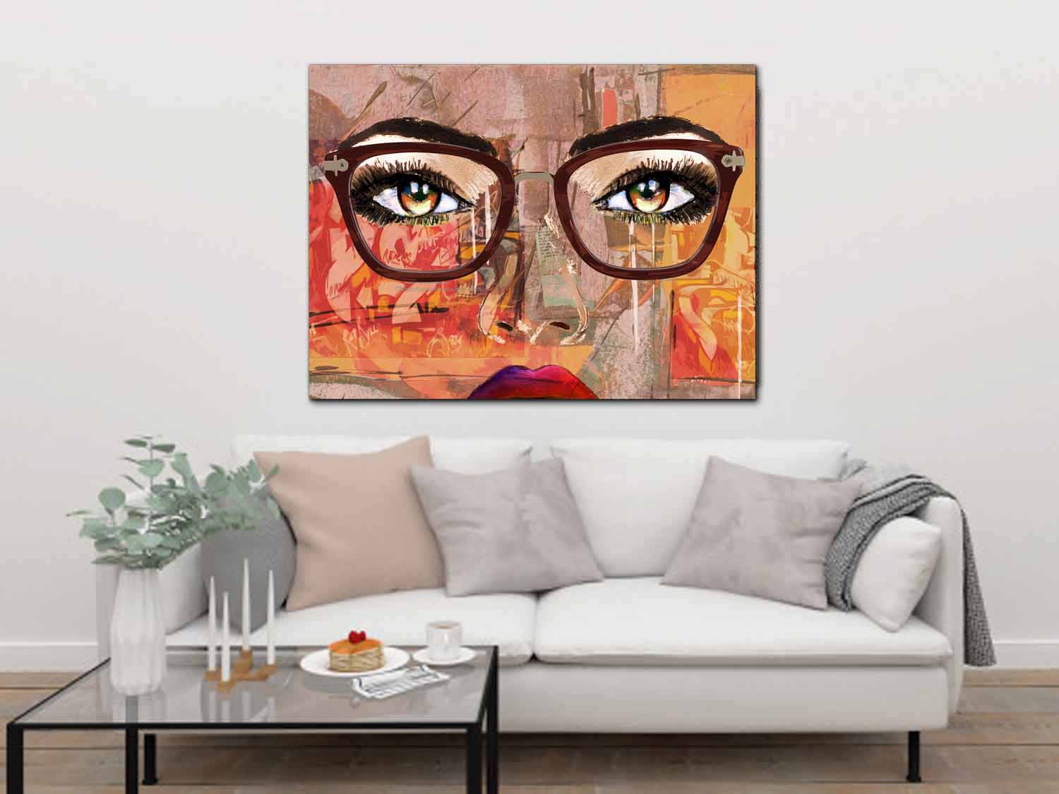 large wall art for eye doctor